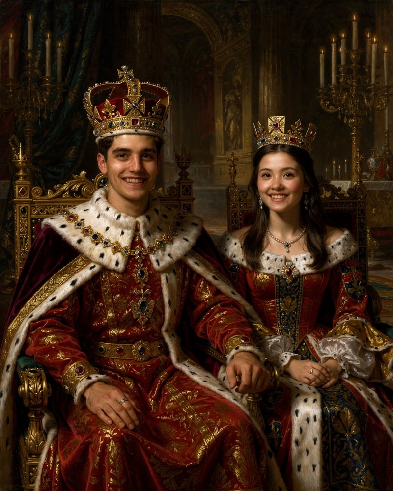 …crowned king & queen