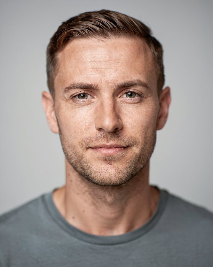 A portrait of him
